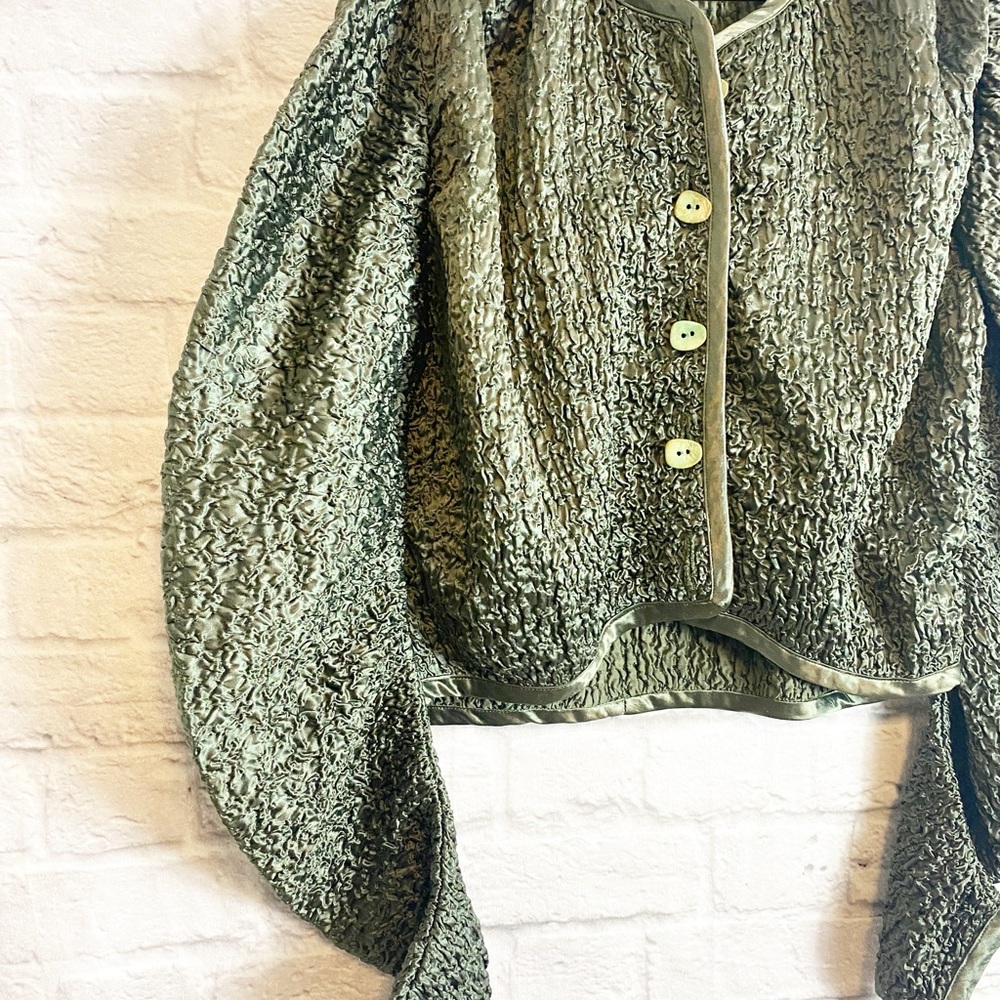 Double D Ranch Green Textured Jacket - Picture 2 of 5